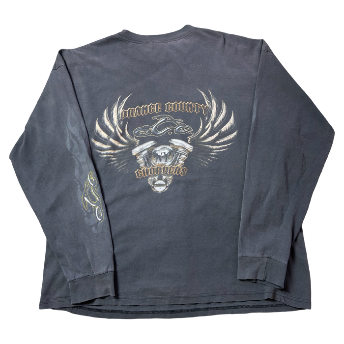Vintage Faded Orange County Choppers L/S Tee Black | Vitnage Clothing Store Canada