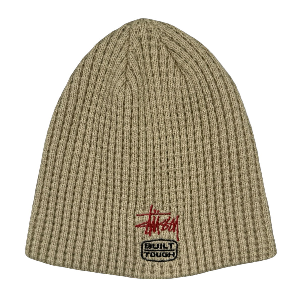 Stussy Waffle Built Tough Skullcap Sand (USED)