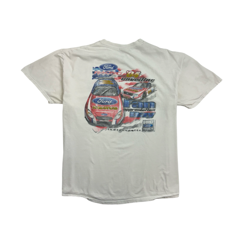 (XL) Vintage '04 Ford Nascar Racing Tee White | Vintage Clothing Store Canada