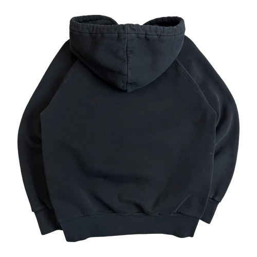 Burberry Embroidered London Hoodie Black (USED) | Vintage Clothing Store Canada