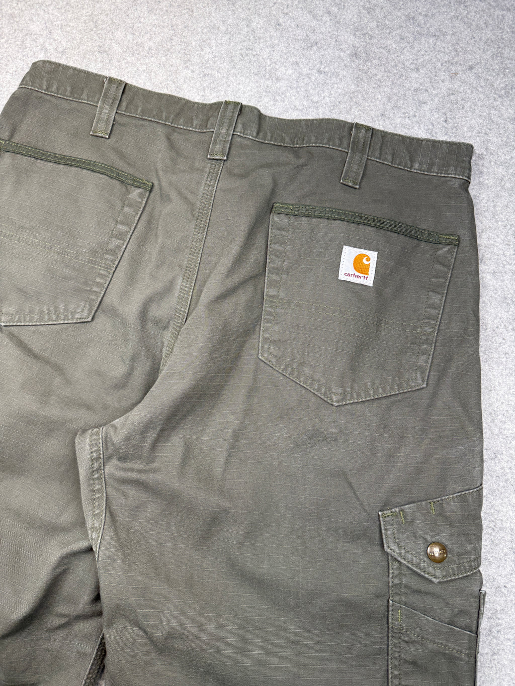 Carhartt Relaxed Fit Carpenter Cargo Shorts Moss Green