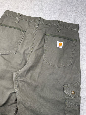 Carhartt Relaxed Fit Carpenter Cargo Shorts Moss Green