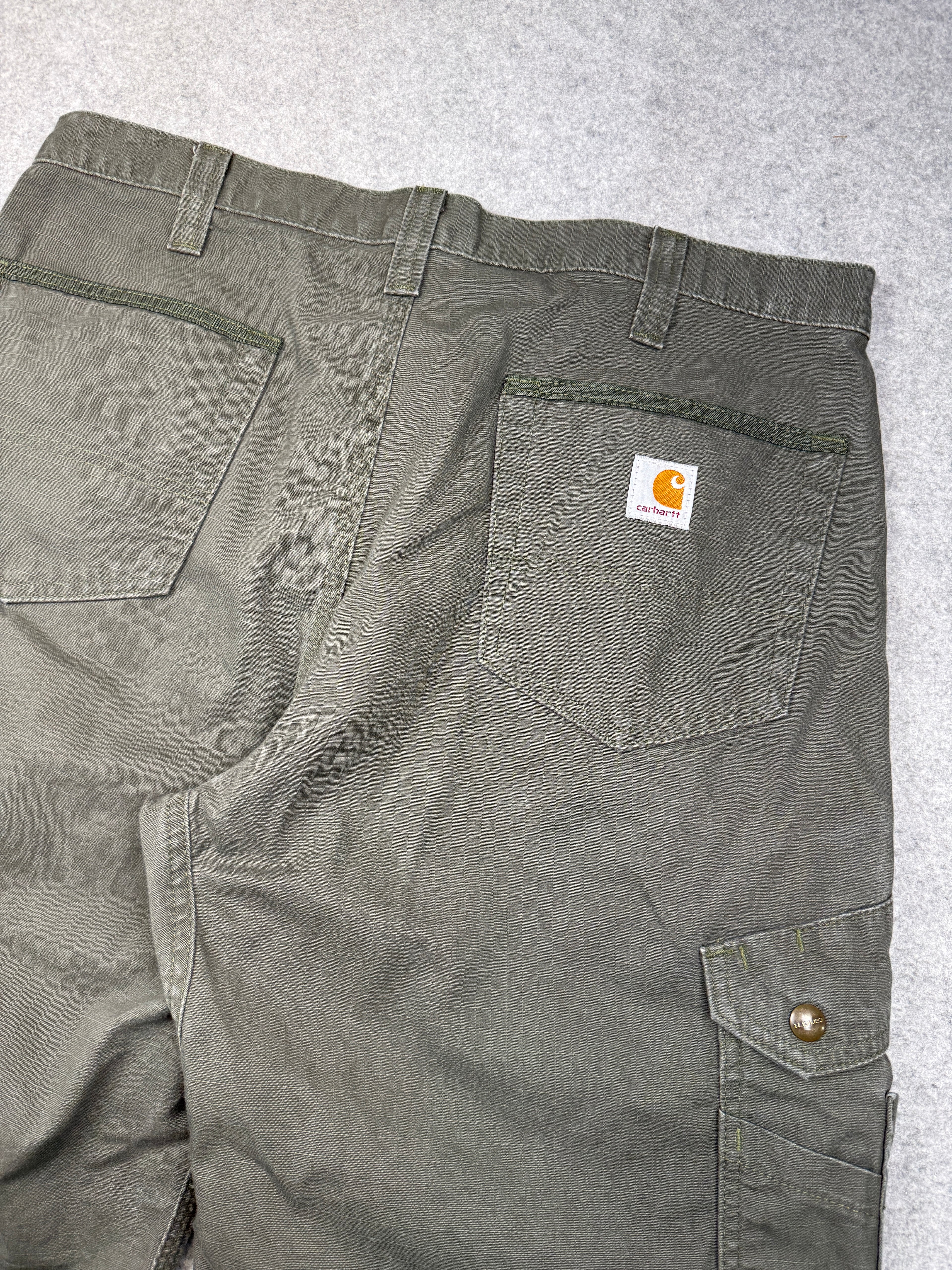 Carhartt Relaxed Fit Carpenter Cargo Shorts Moss Green