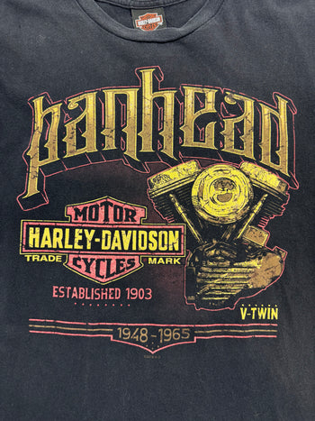 (XL) Vintage Buffalo Bill Harley Davidson Tee Black