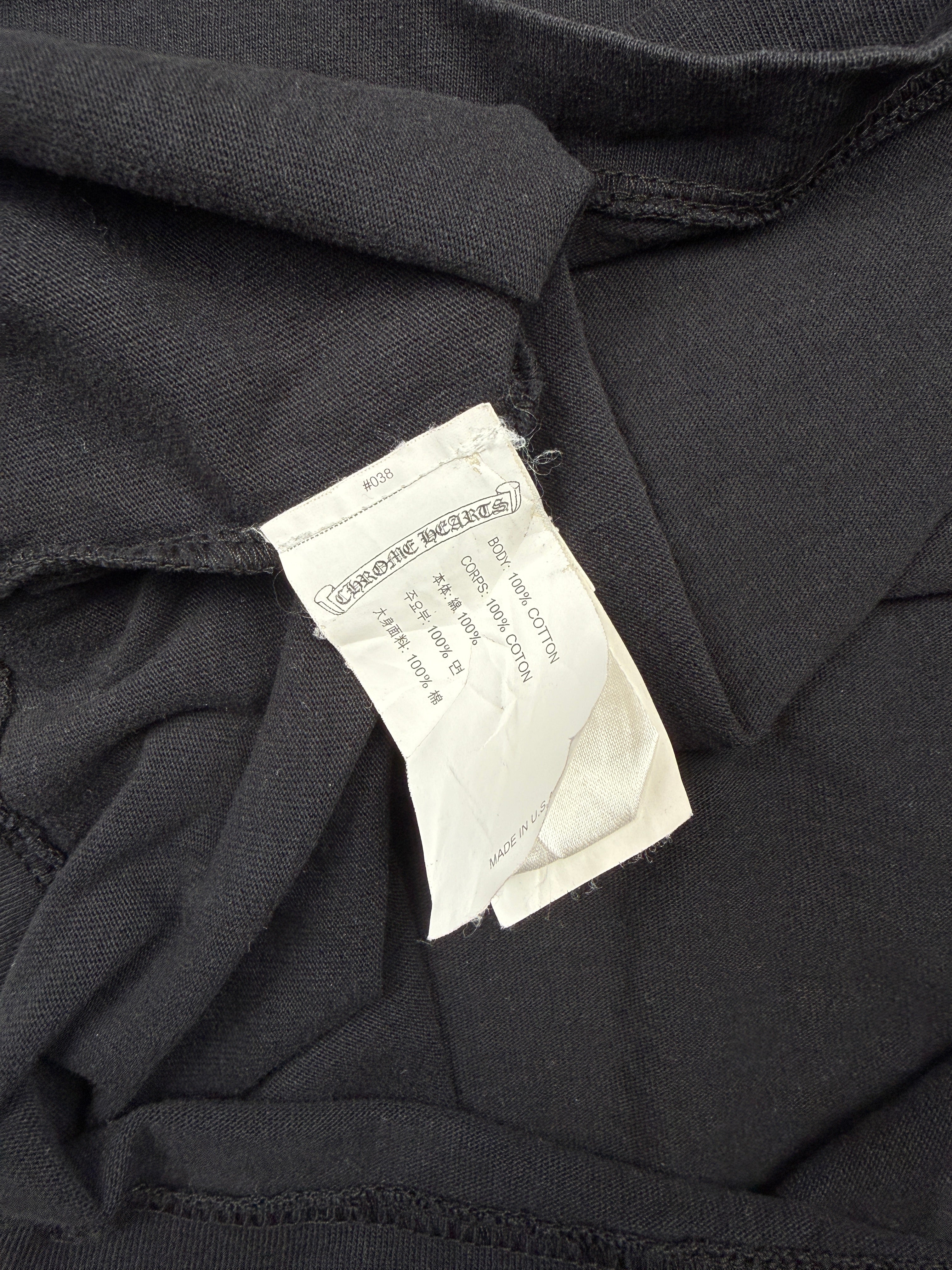 Chrome Hearts Embroidered Logo Pocket Tee Black