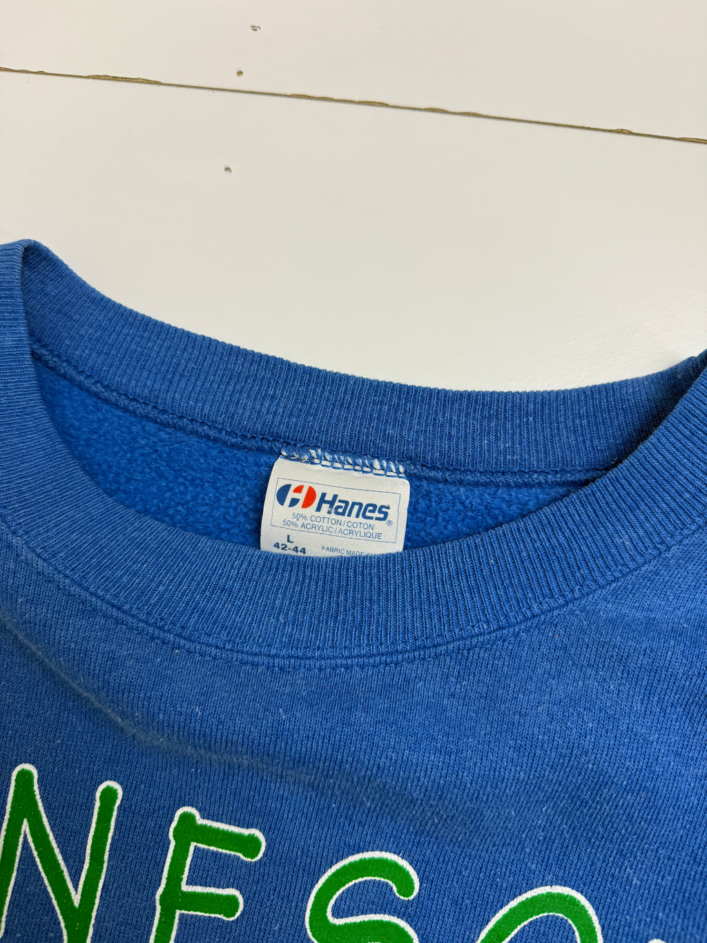Vintage 1990's Minnesota Timberwolves Sweatshirt Blue