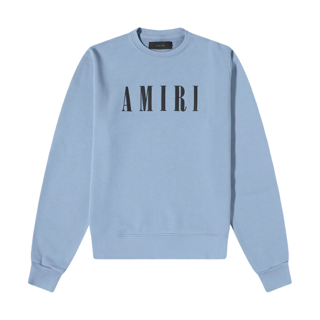 Amiri Core Logo Crewneck Blue