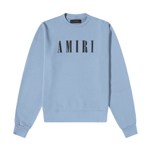 Amiri Core Logo Crewneck Blue | Vintage Clothing Store Canada