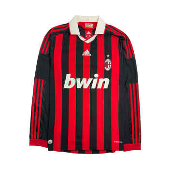 AC Milan Ronaldinho Gaucho L/S Home Jersey