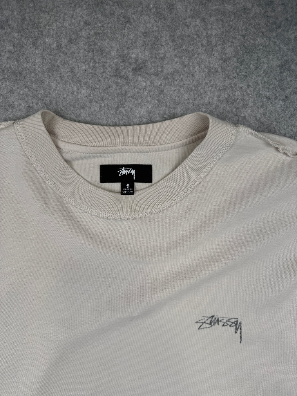 Stussy Lazy Tee Bone (USED)