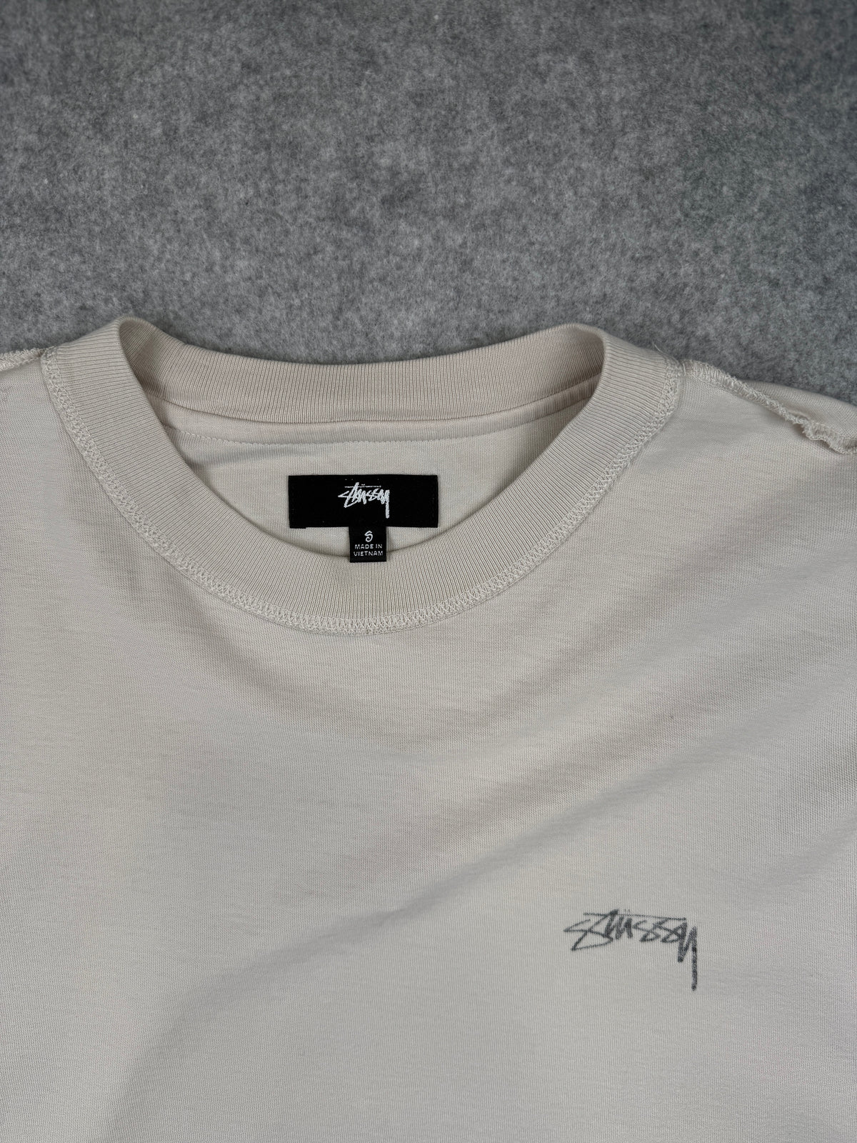 Stussy Lazy Tee Bone (USED)