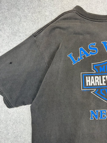 Vintage Harley Davidson Legends Are Forever Tee Black