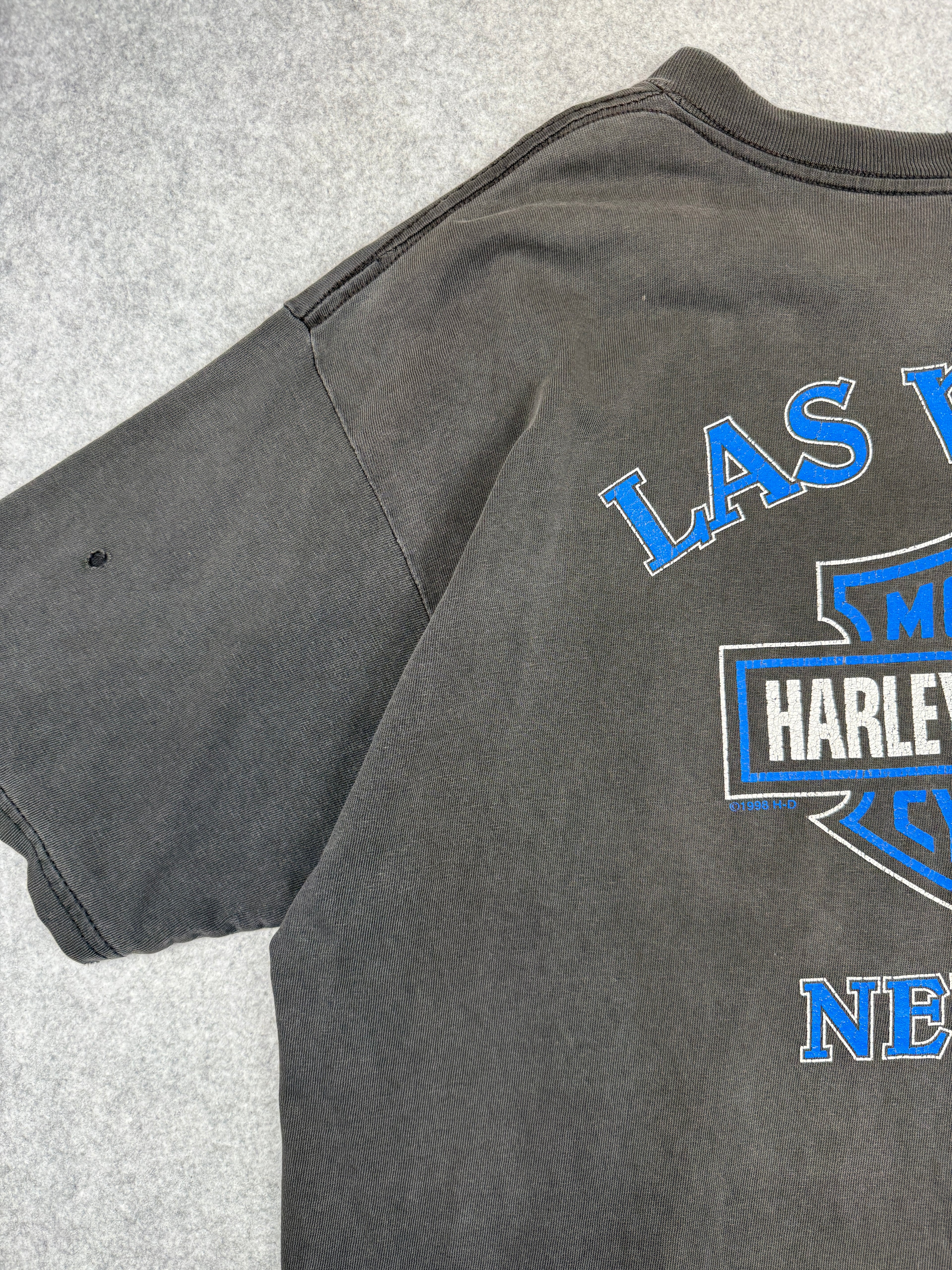 Vintage Harley Davidson Legends Are Forever Tee Black