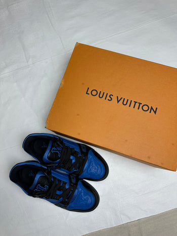 Louis Vuitton LV Trainer Black Blue (USED)