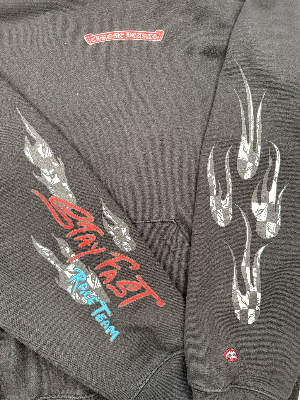 Chrome Hearts Matty Boy Stay Fast Hoodie Black