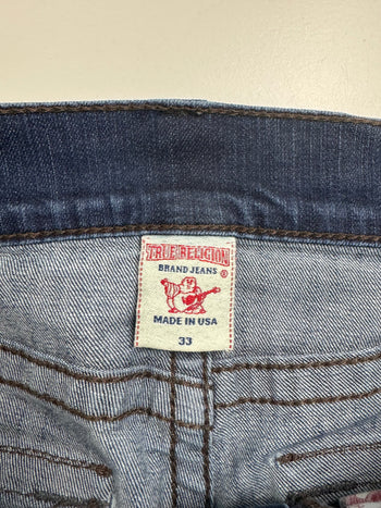 Vintage Y2k True Religion Ricky Cut Denim Pants Dark