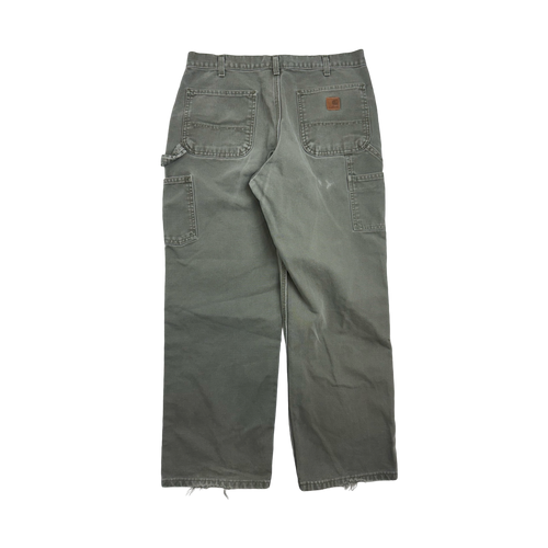 Vintage Carhartt Carpenter Pants Green | Vintage Clothing Store Canada