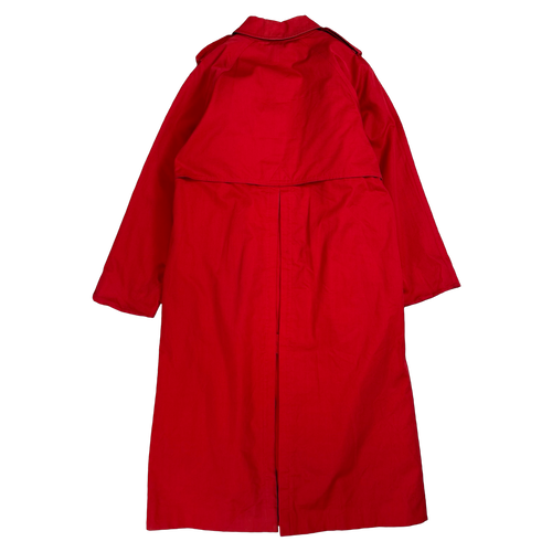 Vintage Women’s Burberry Double Lined Trench Coat Red | Vintage Clothing Store Canada