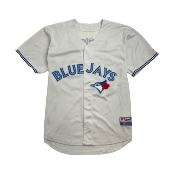 (XL) Vintage MLB Toronto Blue Jays Rasmus Jersey White