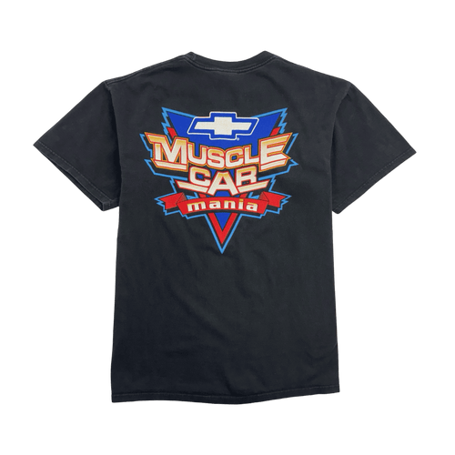 Vintage 2000s Chevrolet Muscle Car Mania Tee Black | Vintage Clothing Store Canada