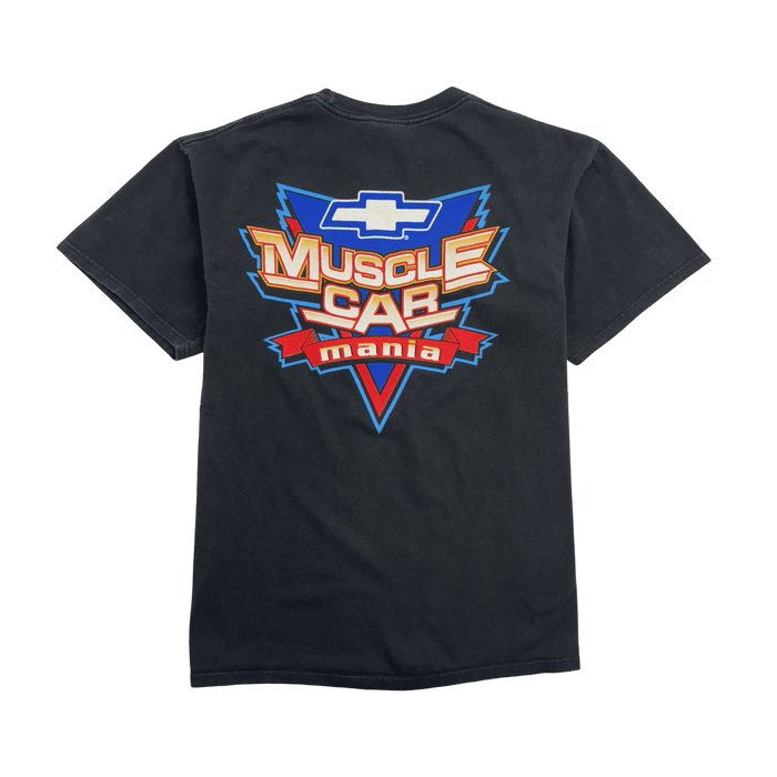 Vintage 2000s Chevrolet Muscle Car Mania Tee Black | Vitnage Clothing Store Canada