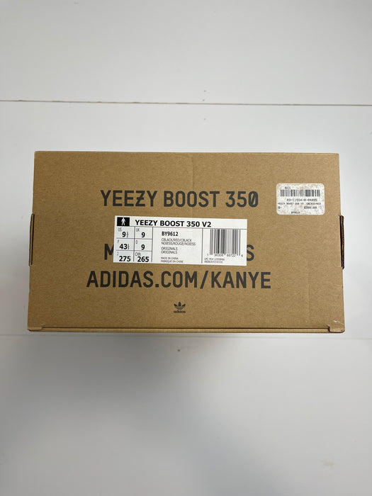 Adidas Yeezy Boost 350 V2 Core Black Red (USED) | Vitnage Clothing Store Canada