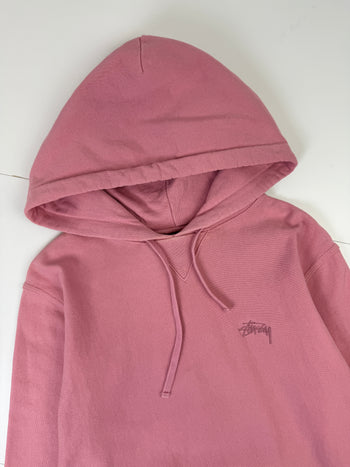 Stussy Basic Hoodie Pink (USED)