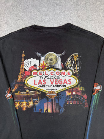 Vintage Harley Davidson Clowns L/S Tee Black