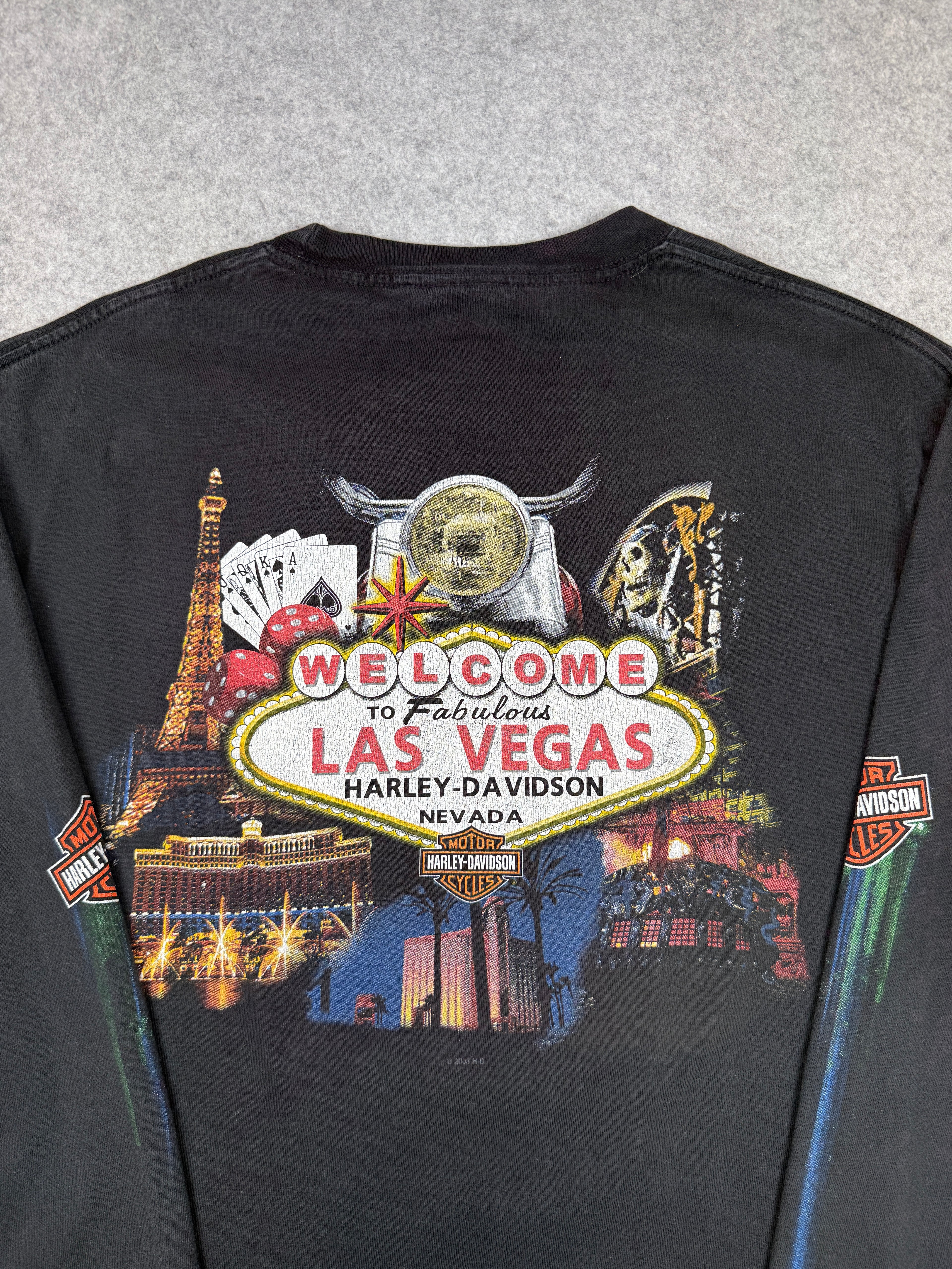 Vintage Harley Davidson Clowns L/S Tee Black