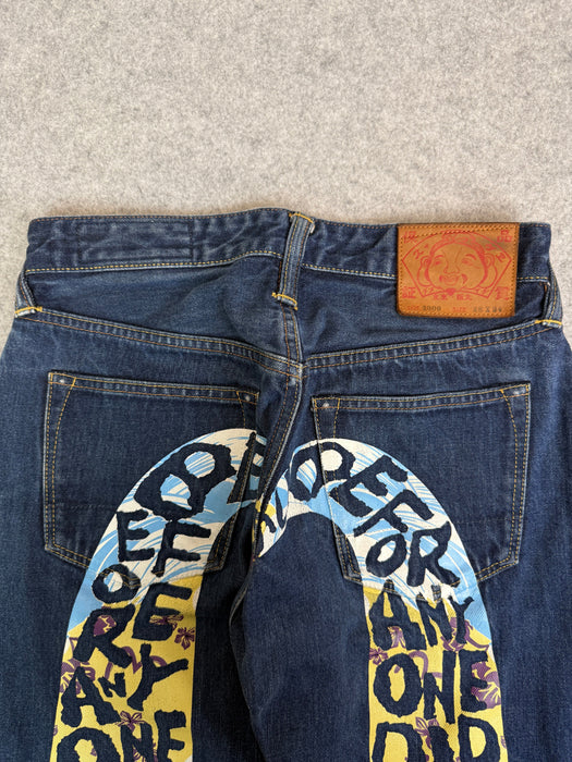 Vintage Evisu Lot 2000 Daicock Quote Denim Pants | Vitnage Clothing Store Canada