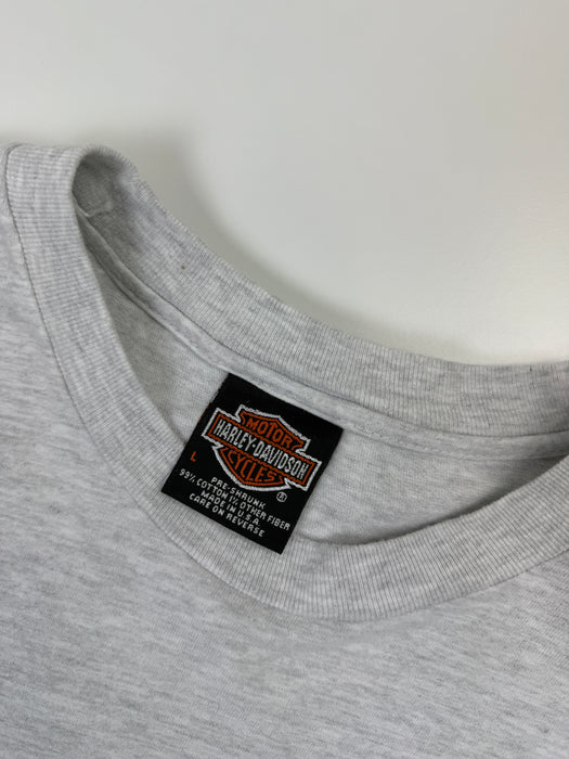 Vintage Harley Davidson Bikers Have Heart Tee Grey | Vitnage Clothing Store Canada