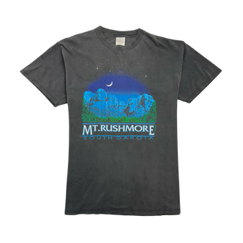 (XL) Vintage Mt.Rushmore Tee Faded Black