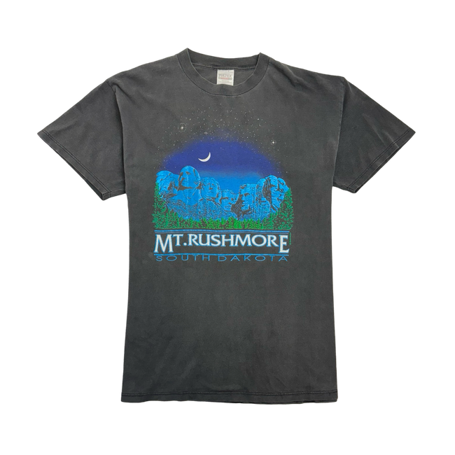 (XL) Vintage Mt.Rushmore Tee Faded Black