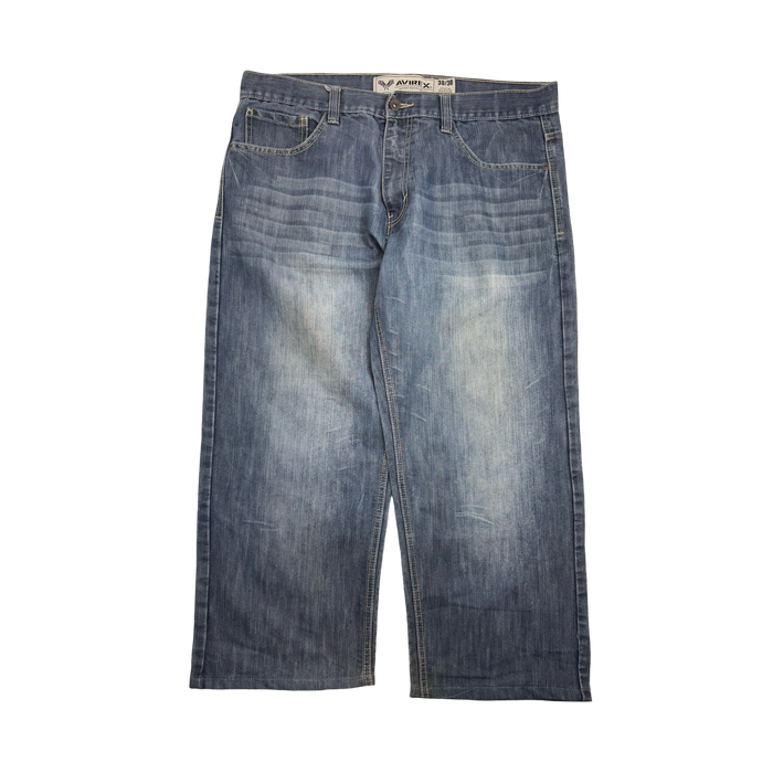 Vintage Y2k Avirex Baggy Denim Pants | Vitnage Clothing Store Canada