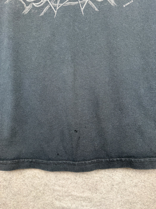 Vintage Harley Davidson Metallic Canada Flag Tee Black | Vitnage Clothing Store Canada
