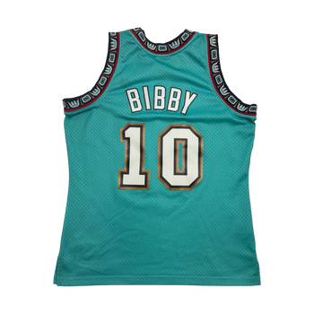 (L) Mitchell & Ness Vancouver Grizzlies Mike Bibby Jersey