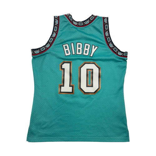 (L) Mitchell & Ness Vancouver Grizzlies Mike Bibby Jersey | Vintage Clothing Store Canada