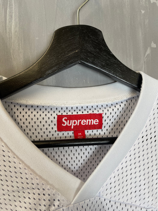 Supreme Spiderweb Football Jersey White (USED) | Vitnage Clothing Store Canada