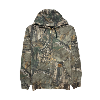 (L) Carhartt Camo RealTree Zip-Up Hoodie