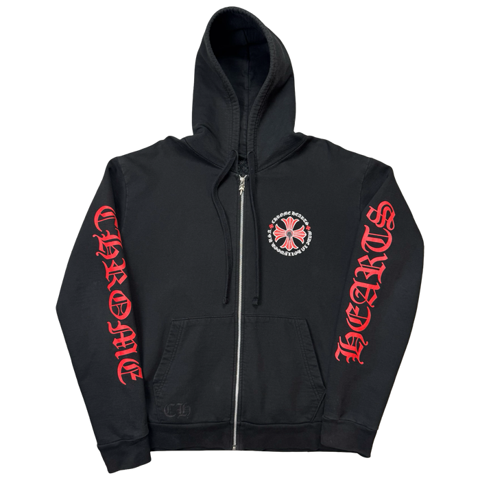 Chrome Hearts Cross Hollywood Zip Up Hoodie | Vitnage Clothing Store Canada
