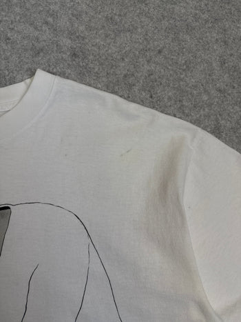 Kid Cudi C/O Virgil Abloh 'Pulling Strings' Tee White (USED)