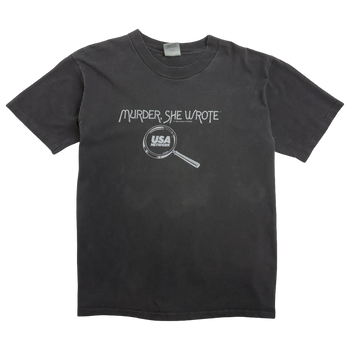 Vintage 1980's Murder She Wrote Tee Black