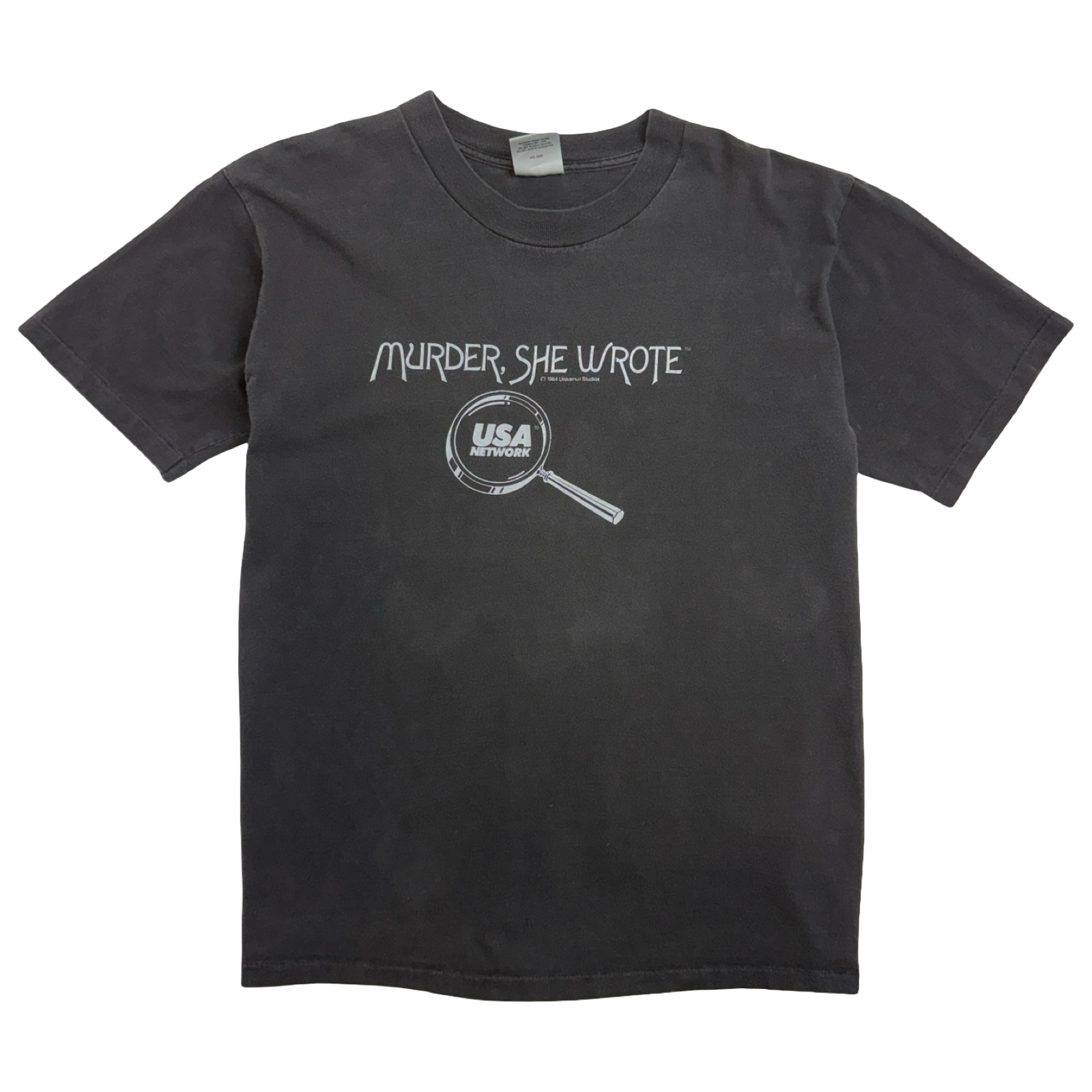 Vintage 1980's Murder She Wrote Tee Black