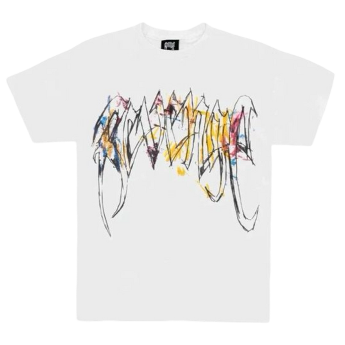 Revenge x Lil Durk Painting Tee White | Vitnage Clothing Store Canada
