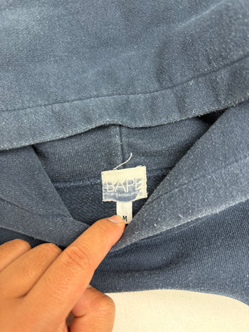 BAPE Big Ape Head Logo Hoodie Navy (USED)