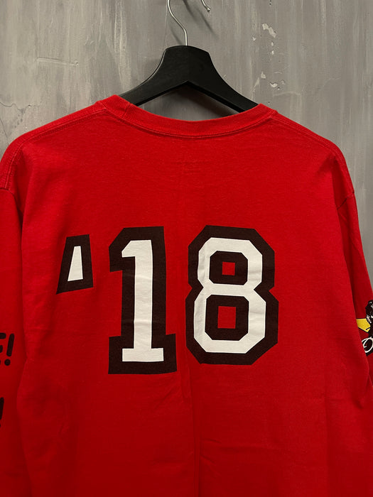 Drake Scorpion Aubrey & The Three Migos Tour L/S Tee Red (USED) | Vitnage Clothing Store Canada