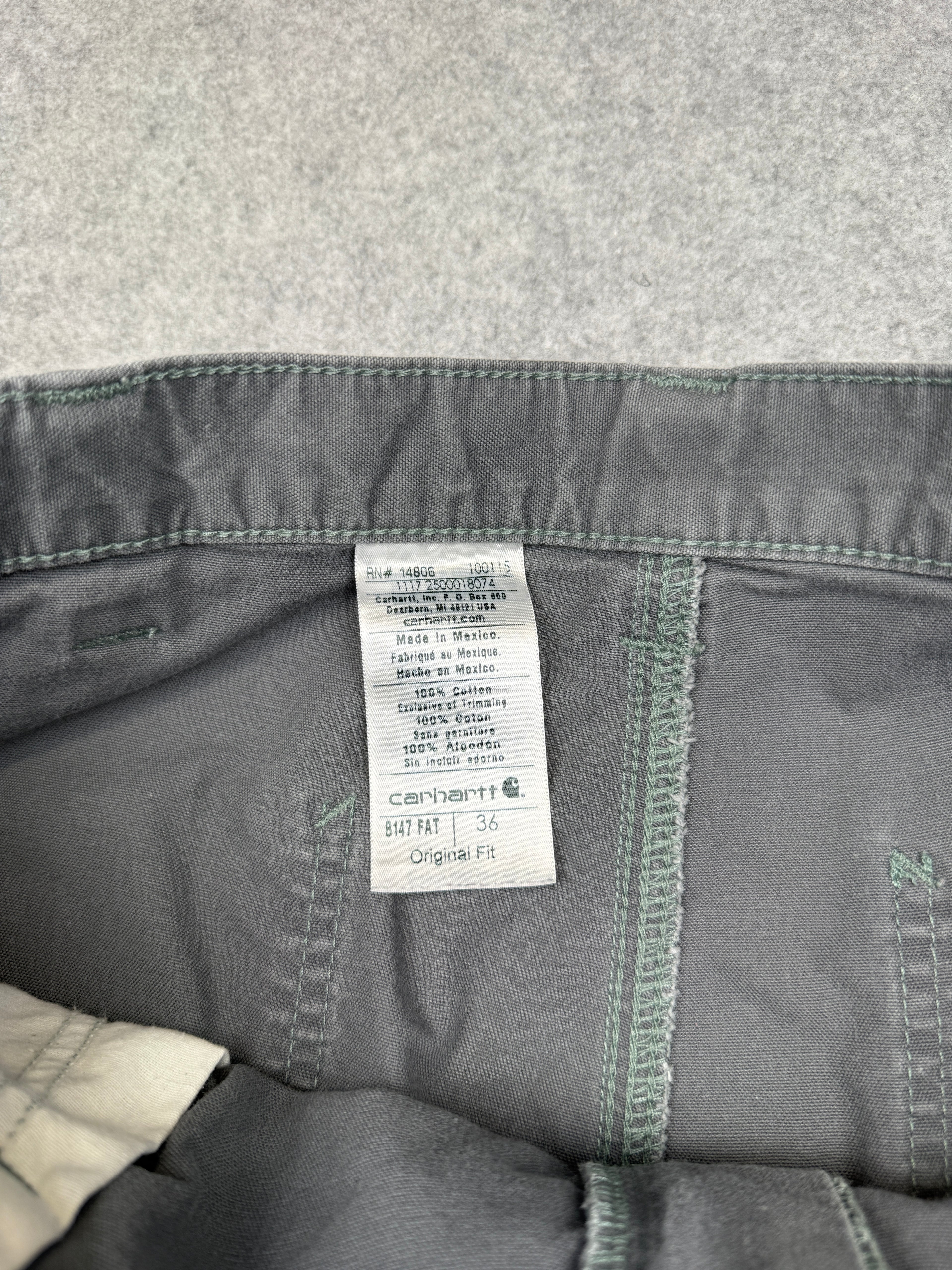 Carhartt Original Fit Carpenter Shorts Dark Grey