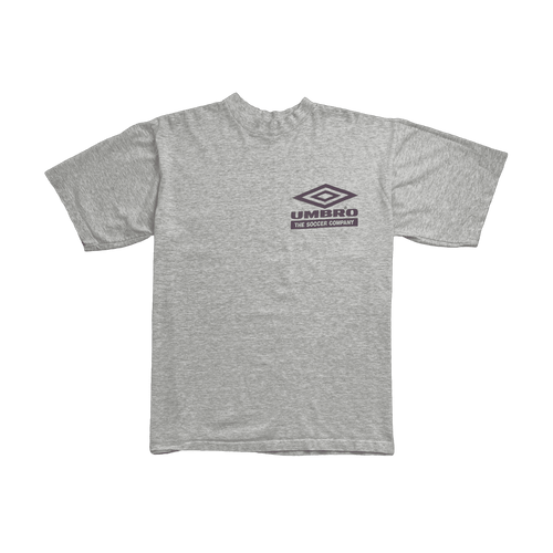 (M) Vintage 90s Umbro Tee Light Grey | Vintage Clothing Store Canada