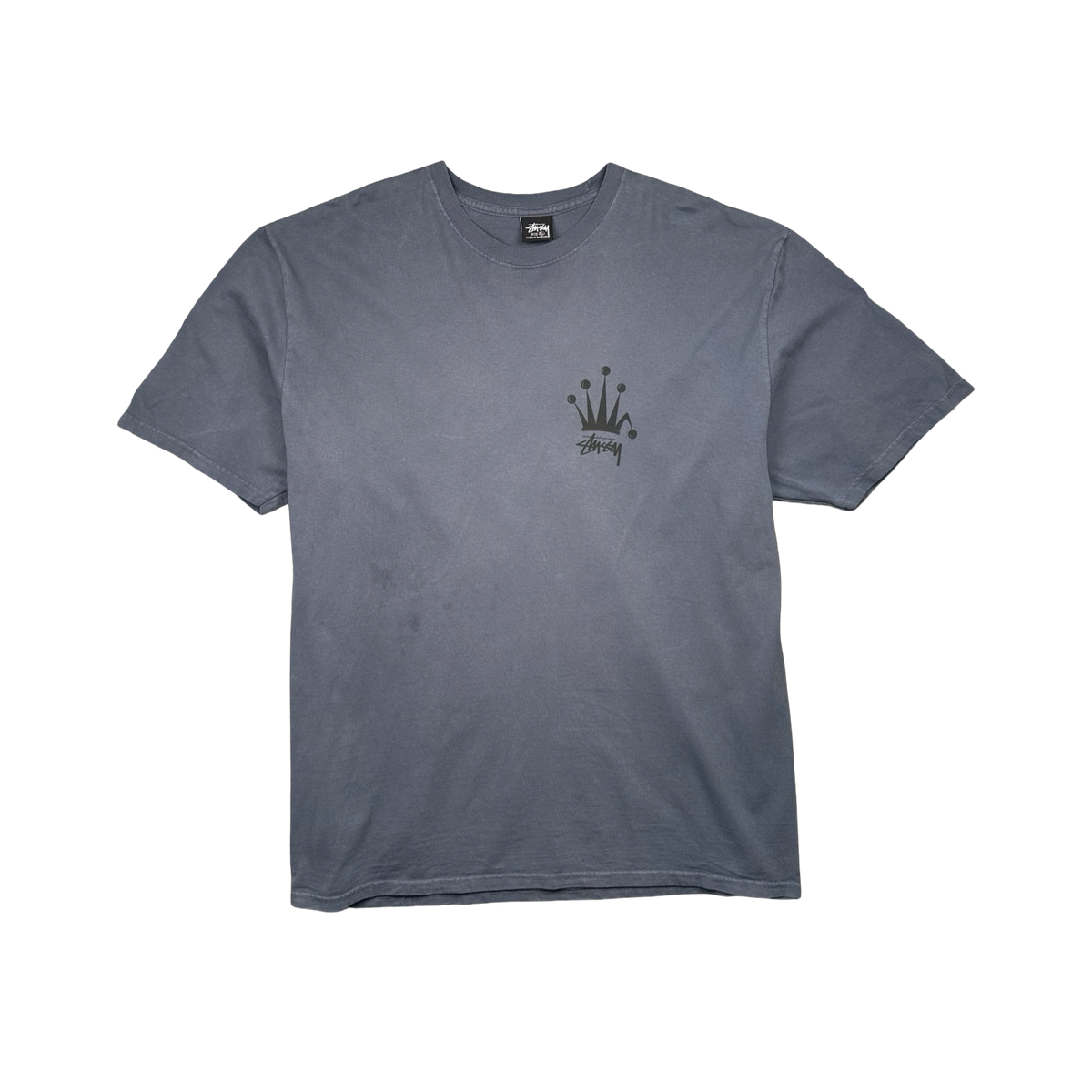 Stussy Regal Crown Pigment Dyed Tee Indigo (USED)