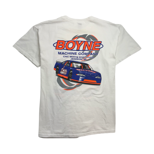 Vintage 2000s Boyne Company Racing Tee White | Vintage Clothing Store Canada